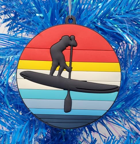 Paddle Boarding Ornament - Paddle Boarder Paddle Board Christmas Ornament