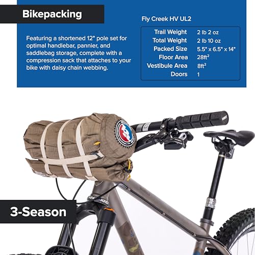 Big Agnes Fly Creek HV UL Bikepack - Ultralight Bike-Packing Tent