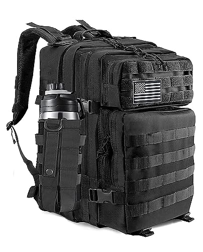 CtopxCone 45L Military Tactical Backpacks For Men Camping Hiking Trekking Daypack With Removable Water Bottle Pouch Bug Ou...