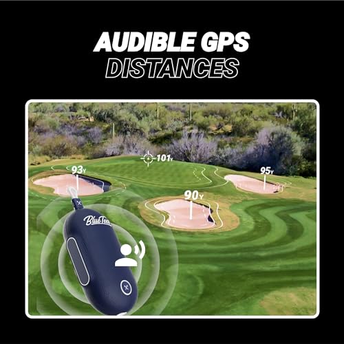 Blue Tees Golf Player Go - Golf GPS Speaker, Powered by AI, Compact GPS Speaker, Auto Course Recognition, Bluetooth Audio,...