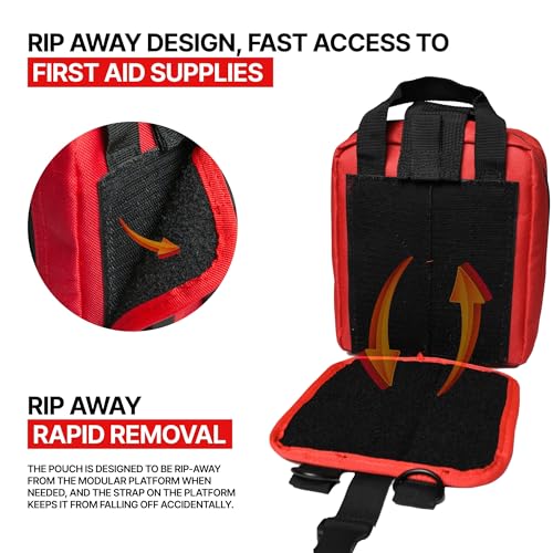 Orca Tactical MOLLE Rip Away EMT First Aid IFAK Pouch Medical Empty Bag