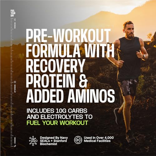 Frog Fuel Ultra Energy Gel & Energized Pre Workout Shot with 120mg Caffeine, 1500mg Beta Alanine, Electrolytes 8g Protein ...