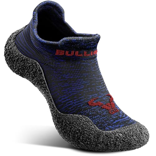 BULLIANT Men Slipper Socks,Grip Socks Hiking Water Shoes Barefoot Shoes for Outdoor Walking Exercises
