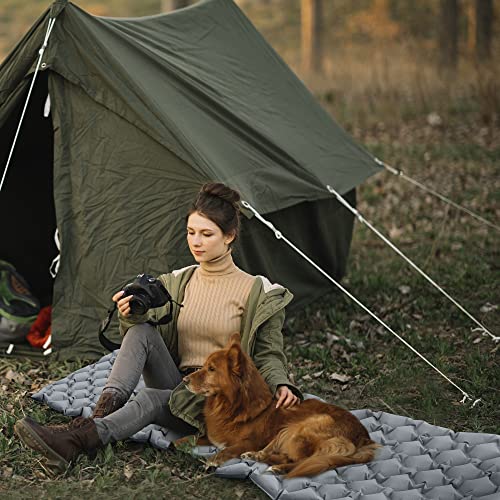 Viking Trek Ultralight Sleeping Pad for Camping - Lightweight Sleeping Mat for Backpacking - Inflatable, & Compact Air Mat...