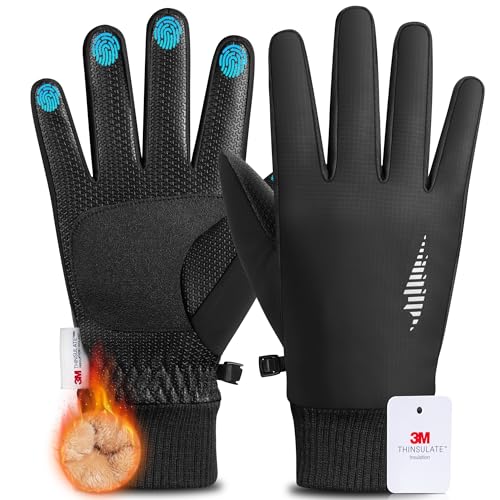 RIVMOUNT Winter Gloves 3M Warm Cold Weather Ski Snow for Men Women, Thermal Waterproof Touchscreen Windproof, Suitable for...