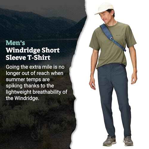 MARMOT Men's Windridge Moisture-Wicking, Eco-Friendly, Breathable, UPF Short Sleeve Shirt