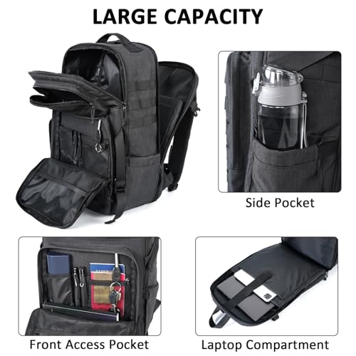 MATEIN 17 Inch Laptop Backpack, Large Military Tactical Backpack for Men TSA Approved, Water Resistant Work Day Pack Compu...