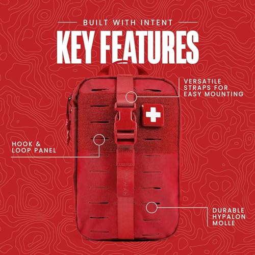 MY MEDIC MyFAK Standard Ifak First Aid Kit - 132 Life Saving Trauma and Medical Items - HSA FSA Survival Kit for Camping o...