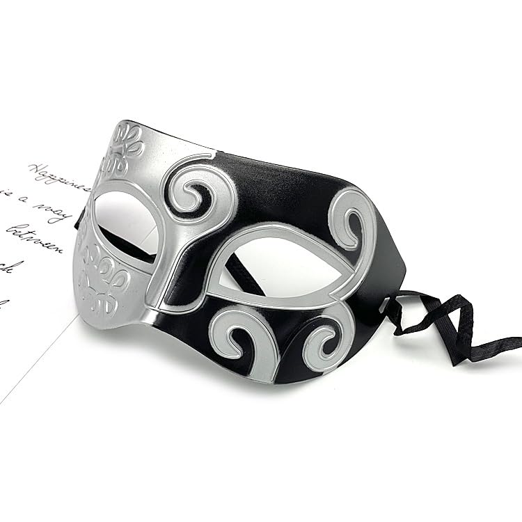 Rgontar 10 Pcs Unisex Retro Masquerade Mask Face Mask Venetian Mask for Fancy Dress Costume Party