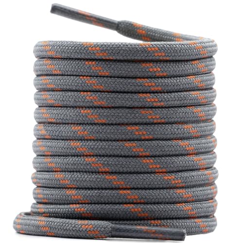 Thick Round Climbing Shoe Laces: Hiking Shoelaces Work Boot Laces 1 Pair