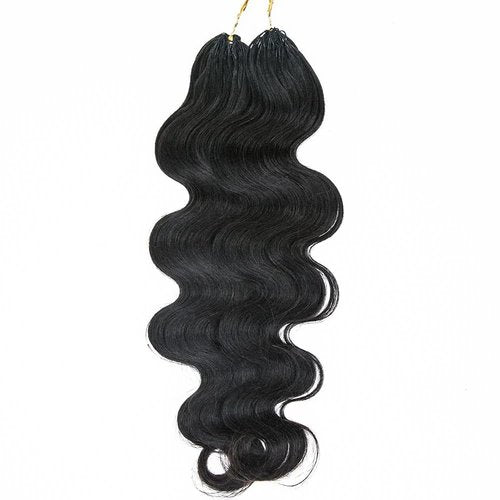 Body Wave Pre-Separated Crochet Hair Extensions Human Hair Knotless Pre-Separated Feather Crochet Braid Hair Extensions Natural Color 20 Inch 60g