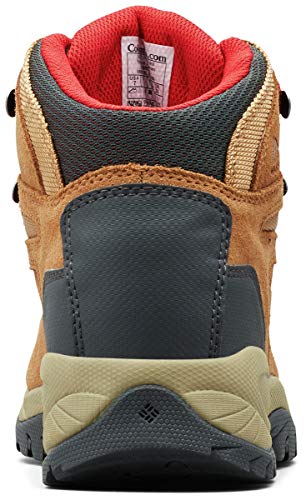 Columbia Women's Newton Ridge Plus Waterproof Amped, Elk/Mountain Red, 7