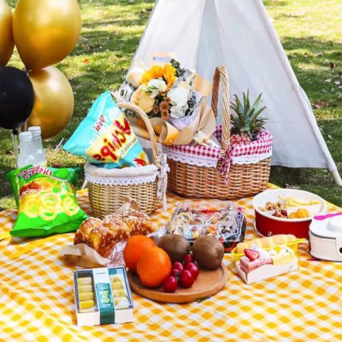 80" x 80" Outdoor Picnic Blanket, Oversized Compact Beach Mat, Extra Large Sandproof Waterproof Mat， Portable and Lightwei...