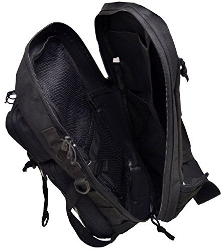 EXPLORER B8-BK Tactical Hydration Pack Ready Backpack with Molle & Chest Strap, Black
