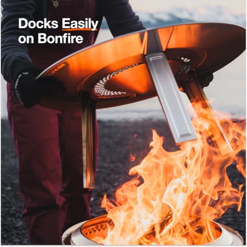 Solo Stove Bonfire Heat Deflector - Enhance Warmth and Comfort for Your Fire Pit - Durable 304 Stainless Steel - Maximizes...