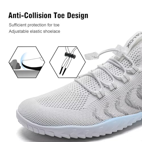 YALOX Water Shoes Men's Women's Swim Shoes Outdoor Beach Barefoot Quick-Dry Aqua Pool Socks Swimming Yoga Surfing Exercise
