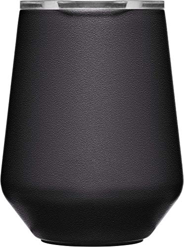 CamelBak Horizon 12oz Wine Tumbler - Insulated Stainless Steel - Tri-Mode Lid - Black