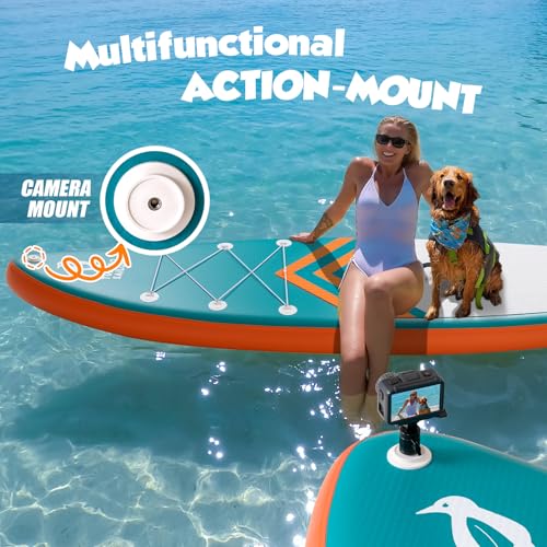 Tuxedo Sailor 10'6"×33"×6" Inflatable Stand Up Paddle Board with Premium SUP Accessories,Paddle Boards for Adults & Youth ...