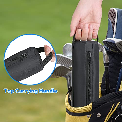 Beer Sleeve for Golf Bag,7-Can Insulated Cooler Sleeve, Beer Drink Accessories Sling Cooler Fits Most Golf Bags Styles and...