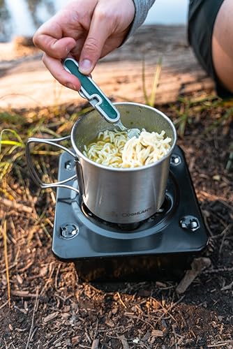 Coghlan’s Portable Folding Camp Stove – Compact, Lightweight Steel Cooking Stove for Camping, Backpacking, Hiking, or Emer...