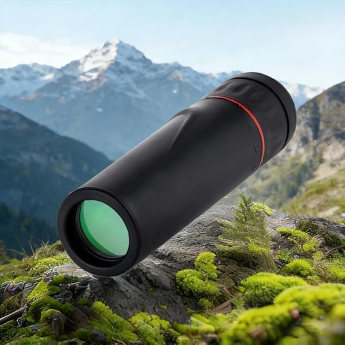 Portable High-Definition Telescope, 1 Compact Handheld Monocular | Fixed Focal Length, Suitable for Outdoor Adventures, Hu...