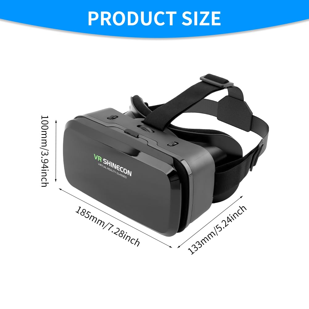 Lvoertuig Vr Headsets Virtual Reality Headsets For Phone Cell Phone 3D Glasses Helmets Vr Goggles For Tv Movies Video Games Supp