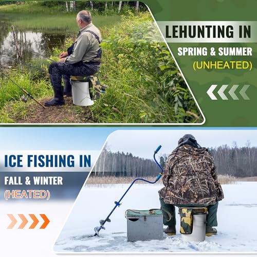 Dreyoo 360 Degree Swivel Bucket Seat, 5 Gallon Bucket Lid, Spin Bucket Seat Cushion, Silent, Comfortable, Water Resistant,...