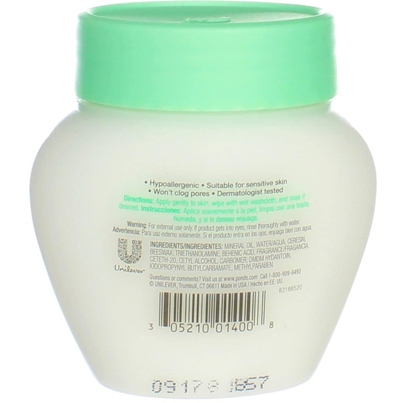 Pond's Cold Cream Cleanser 6.1 oz (Pack of 2)
