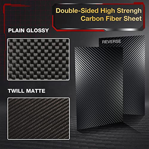 ARRIS 0.5x300X400mm 1.0MM 1.5MM 2MM 2.5MM 3MM 3.5MM 4MM 4.5MM 5MM 6MM 100% 3K Carbon Fiber Laminate Plate Panel Sheet Twil...