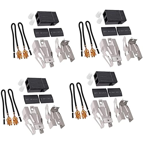 Upgraded 4Pack 330031 Range Burner Receptacle Kit by Beaquicy - Replacement for Whirl-pool Ken-more Range/Stove - Replaces...