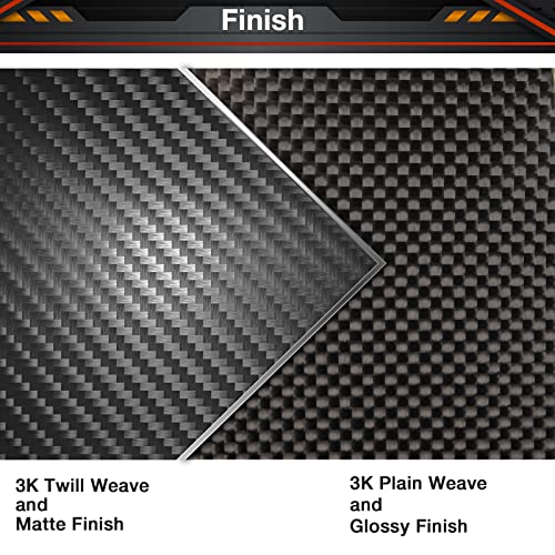 FANCYWING 100X250X1.0MM 1.5MM 2.0MM 2.5MM 3.0MM 3.5MM 4.0MM 5.0MM 6.0MM Carbon Fiber Sheet 100% 3K Carbon Fiber Laminate P...