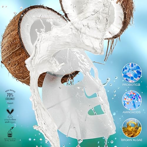 STARSKIN Red Carpet Ready Bio-Cellulose Face Mask – 1 Pack, Hydrating Face Mask for all Skin Types, Instant Hydration & Gl...