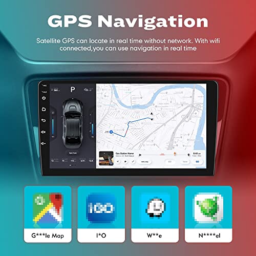 [2G+32G] Carplay Android Auto Touchscreen Autoradio Car Stereo GPS Navigation FM Radio Head Unit WiFi Mirror Link Multimed...