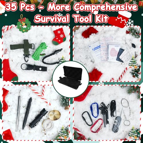 Survival Kit Advent Calendar 2025 - Christmas Countdown Calendar 24 Days, Advent Calendar for Men Adults Teen, Cool Emerge...
