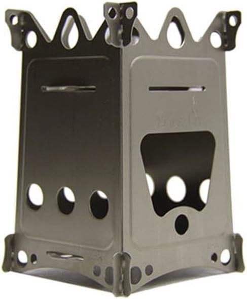 Emberlit Fireant,Titanium, Multi-fuel Backpacking Stove Great for Camping and Survival