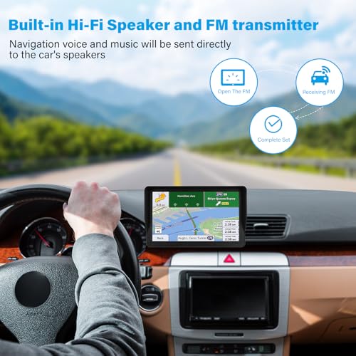 GPS Navigator for Car Truck RV, 9-Inch HD Touchscreen GPS for Car with 2026 Maps Free Lifetime Updates, Voice Turn-by-Turn...