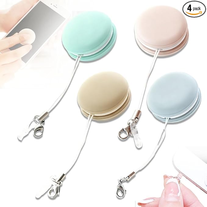Phone Screen Cleaner, 2026 Upgrade Mobile Phone Screen Wipe, Portable Mobile Screen Cleaning Cloths Wiper Eye Glasses Cleaning Tools for Camera Lens Glasses Bag Key Pendant