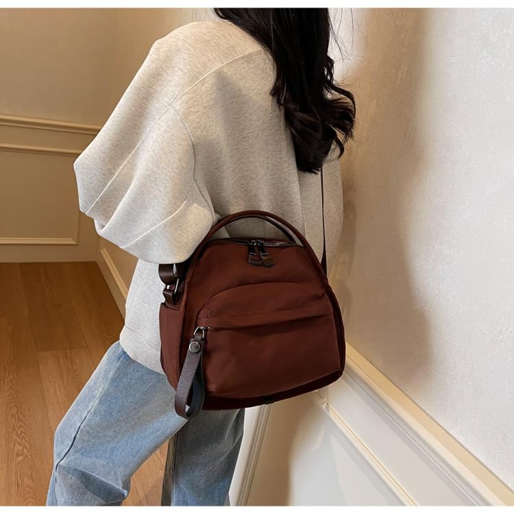 Nylon Crossbody Bags for Women Shoulder Handbag Casual Everyday Purse Lightweight Top Handle Cross Body Bag