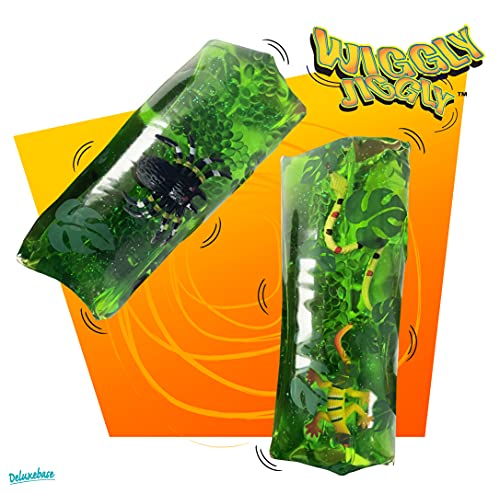 Wiggly Jiggly - Clown Fish from Deluxebase. Large Super Squishy Water Snake Fidget Toy with Clown Fish Figures. Great Sens...