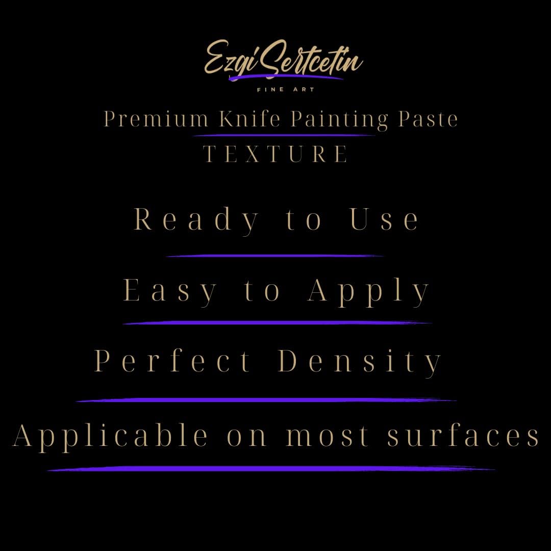 Premium Palette Knife Painting Paste|Texture Paste|Authentic Bright Colors|Ready to Use|Easy to Apply| 6oz (Silicon Bronze)