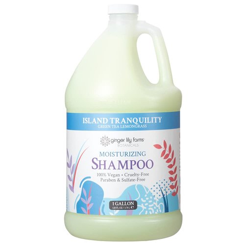 Ginger Lily Farms Botanicals Body Wash + Shampoo + Conditioner Bundle, Island Tranquility, 1 Gallon Each
