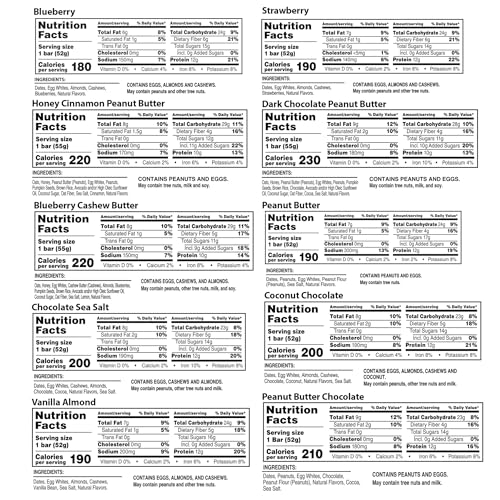 RXBAR Protein Bars, Snack Bars, Variety Pack (10 Count)