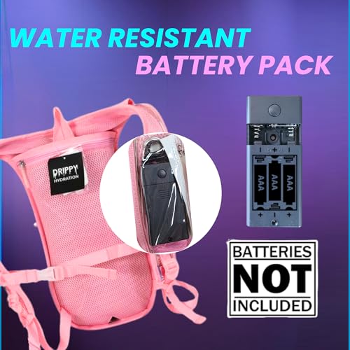 LED Hydropack Rave Hydration Backpack – Festival, Hiking, & Running for Women & Men - 2 Liter Leakproof Bladder – Anti-The...