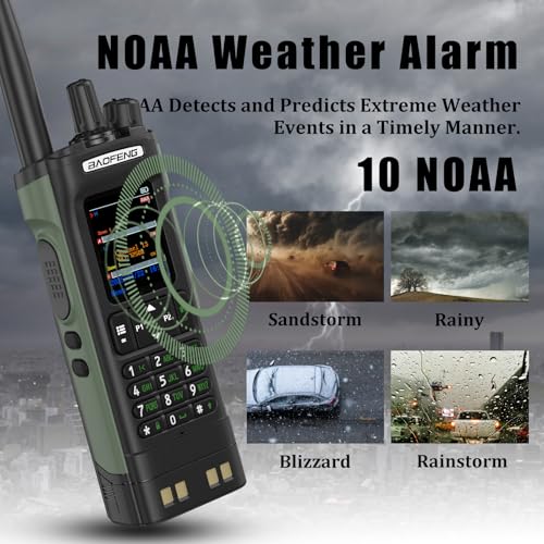 2 Pack BAOFENG DM-32 DMR Radio 10W High Power DM32 Handheld Radio GPS/APRS Two Way Raido USB-C Charging Multi-Band FM/AM W...