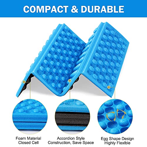 uxcell Lightweight Foldable Foam Hiking Seat Pad for Camping, Portable Sitting Pad Outdoor Sitting Mat for Picnic, Hiking,...