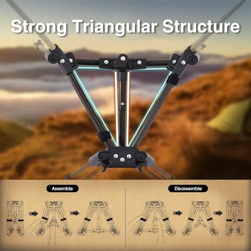 MOON LENCE Portable Camping Chair Backpacking Chair - The 4th Generation Ultralight Folding Chair - Compact, Lightweight F...