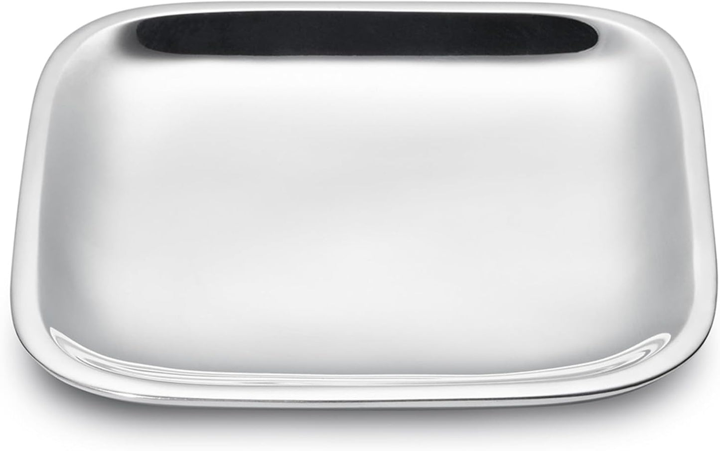 Nambé Accent Tray – Modern Alloy Serving Dish for Hot and Cold Foods, Decorative Tableware Ideal for Appetizers, Cocktails, or Desserts, Elegant Centerpiece Enhancing Dining or Buffet Display