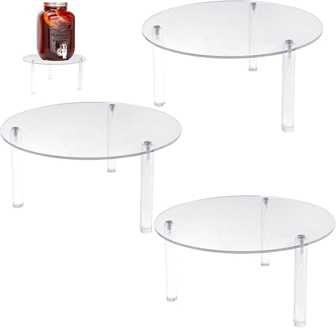 Tfwadmx 3 Pcs Drink Dispenser Stand, Beverage Dispensers Stand Acrylic Holder for Beverage Dispenser Drink Dispenser Stand...