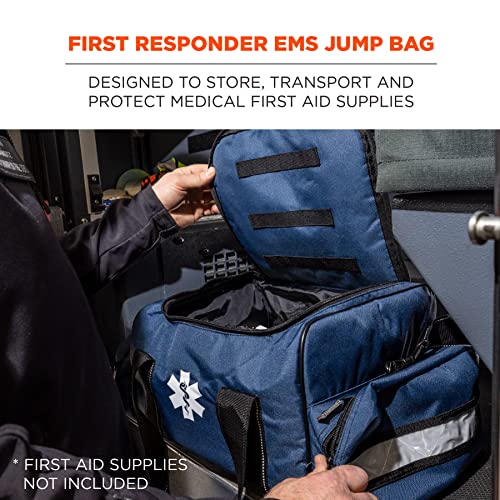 Ergodyne Arsenal 5215 Large Medic First Responder Trauma Duffel Bag with Shoulder Strap, Orange