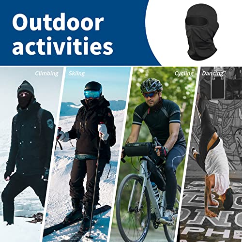 2 Pieces UPF 50+ Balaclavas Ski Mask for Men and Women,UV Protector Helmets Face Mask,Suitable for Outdoor Sports